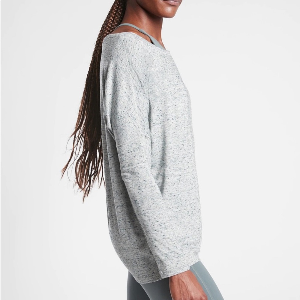 Athleta Flow Top Essence Texture Top - Picture 2 of 7